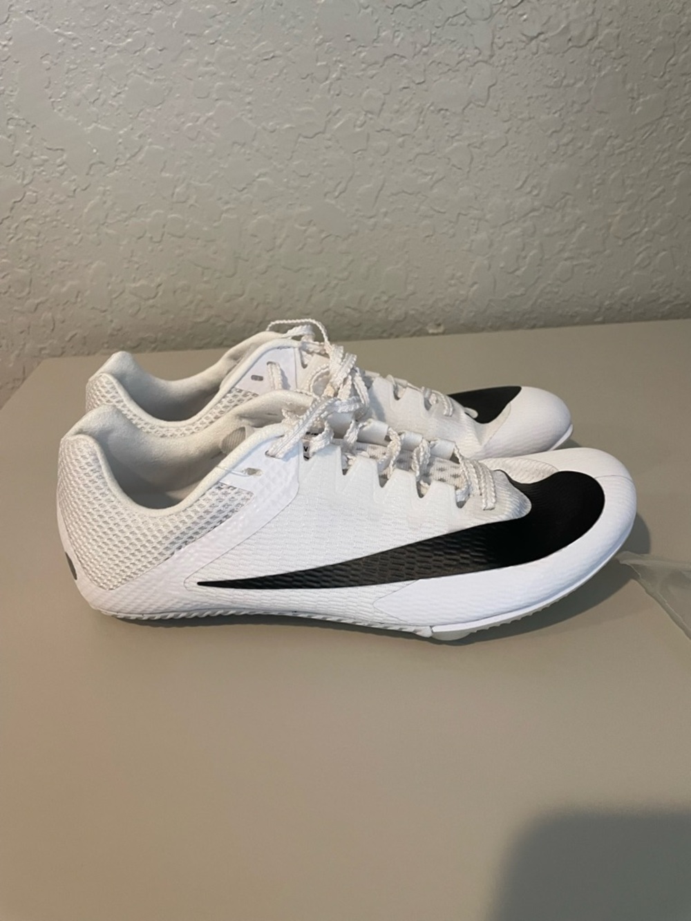 Nike Rival Sprint Track & Field Sprinting Spikes (DC8753-100) (White/Meta) Sz 5